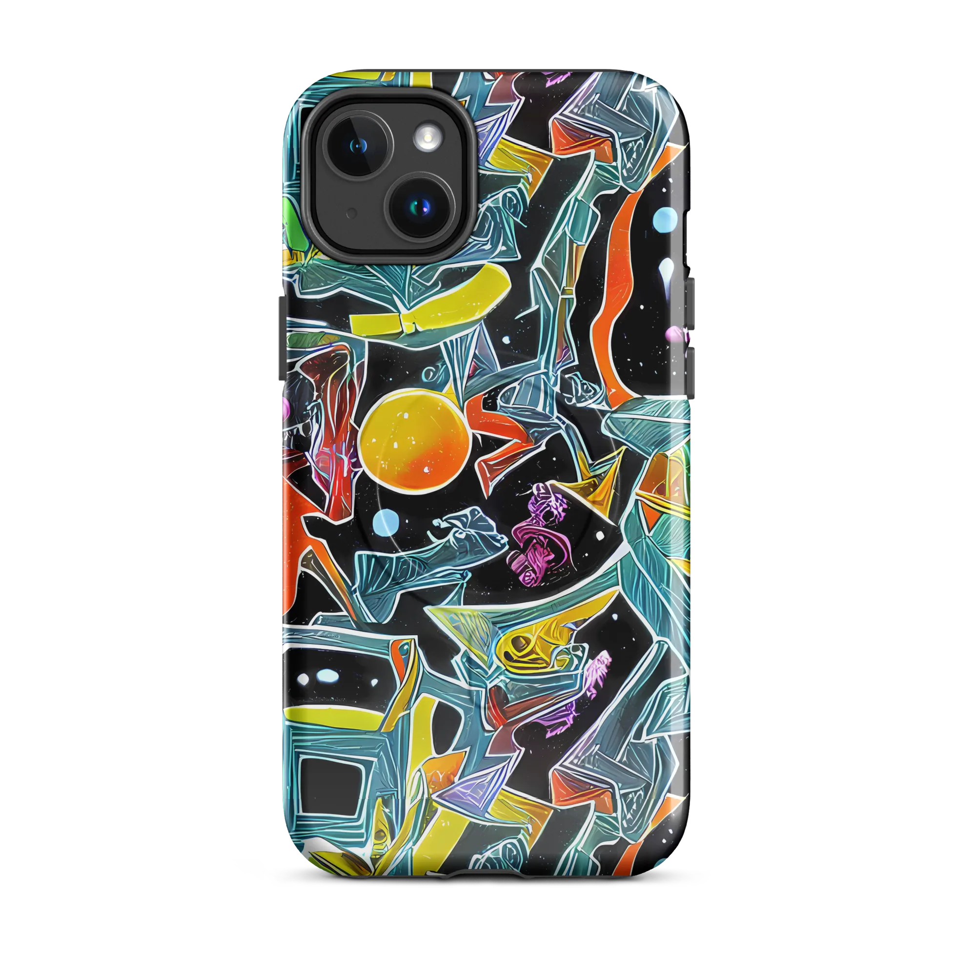 Lunar Collision on MagSafe Tough Case for iPhone® — Front