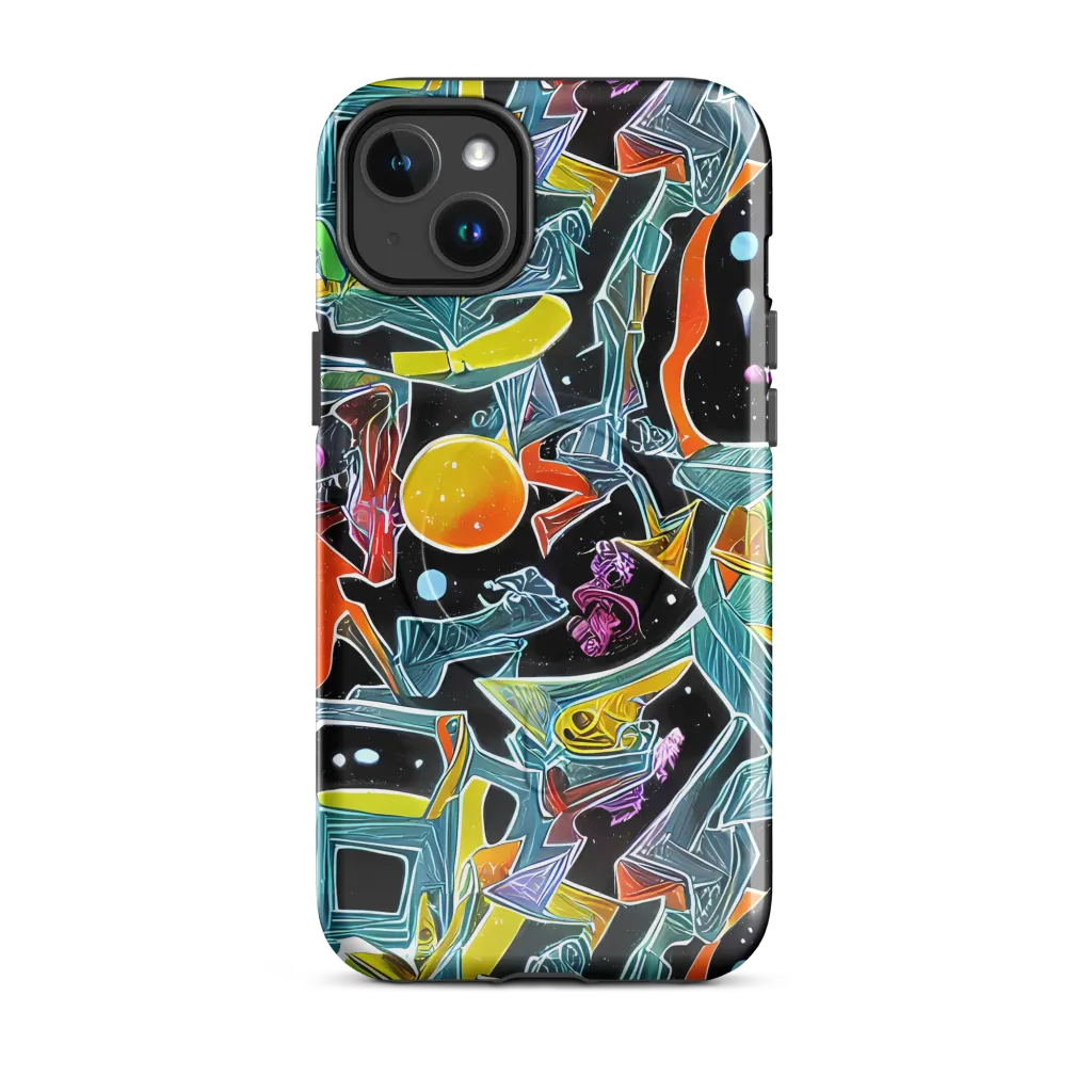 Lunar Collision on MagSafe Tough Case for iPhone® — Front