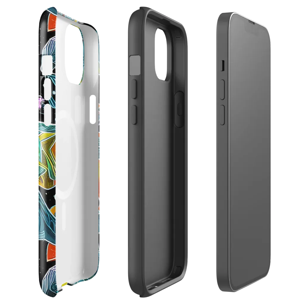 Lunar Collision on MagSafe Tough Case for iPhone® — Front