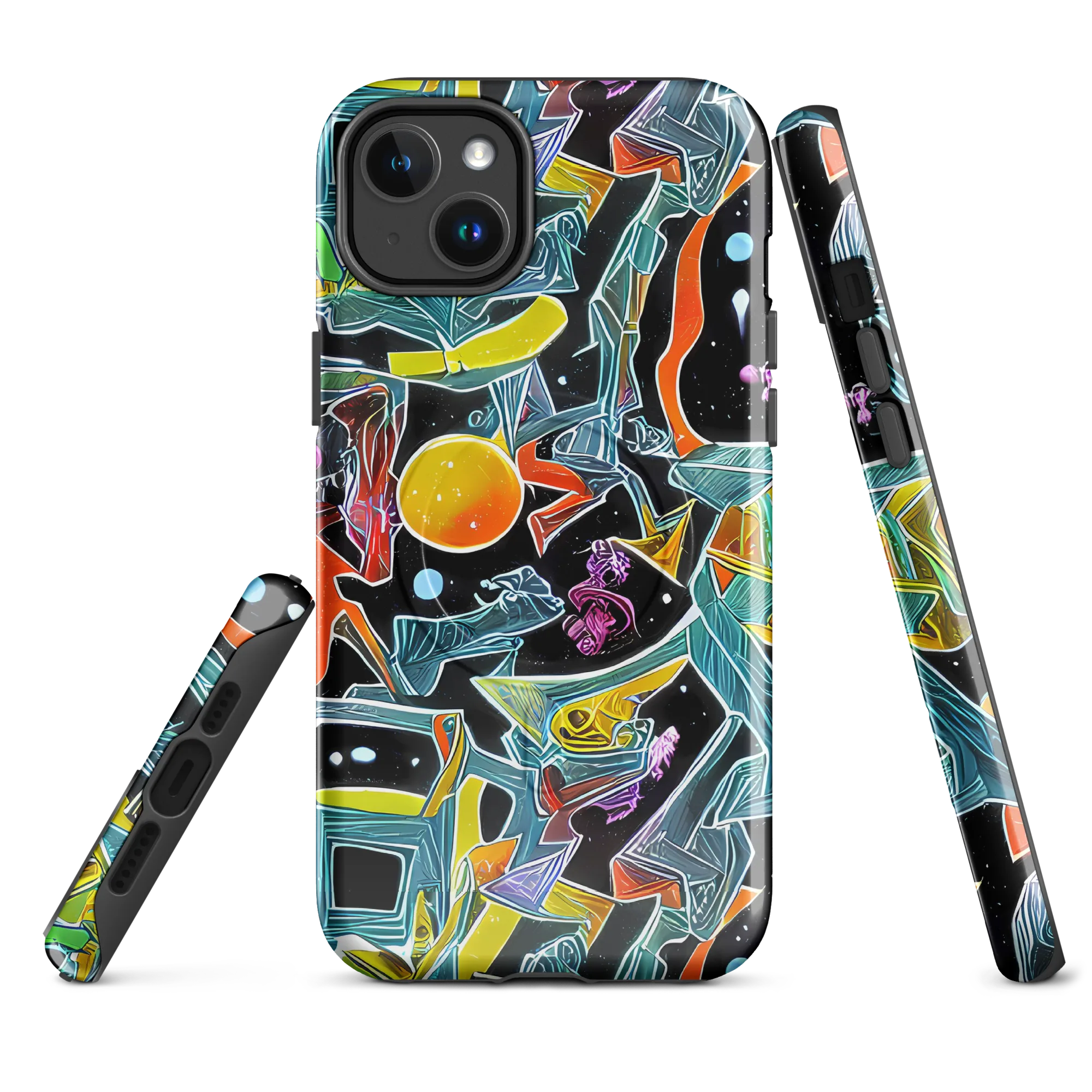 Lunar Collision on MagSafe Tough Case for iPhone® — Front