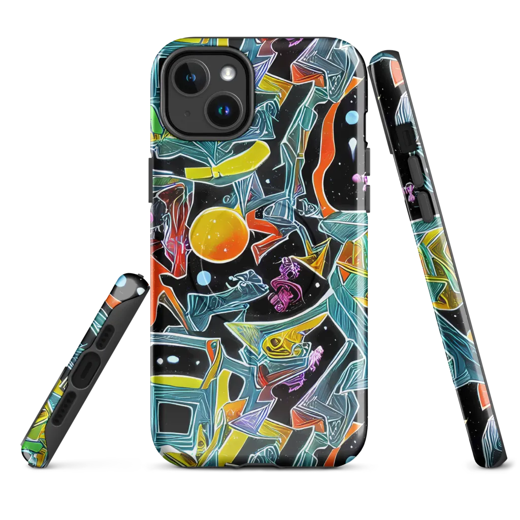 Lunar Collision on MagSafe Tough Case for iPhone® — Front