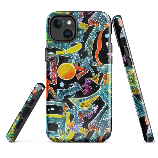Lunar Collision on a MagSafe Tough Case for iPhone®