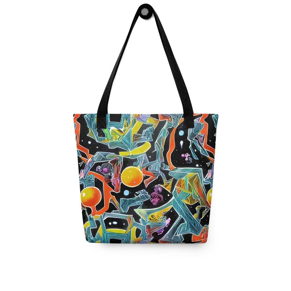 Lunar Collision on Tote Bag — Front