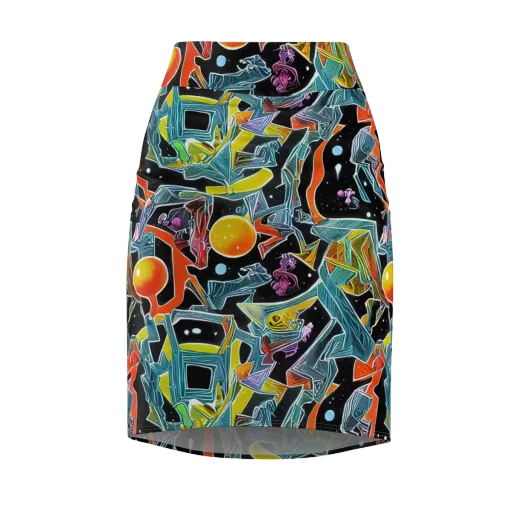 Lunar Collision on a Pencil Skirt