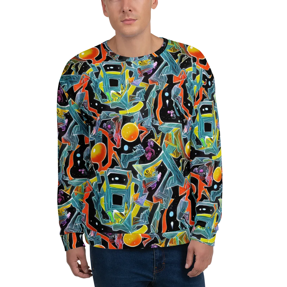 Lunar Collision on Sweatshirt — Front