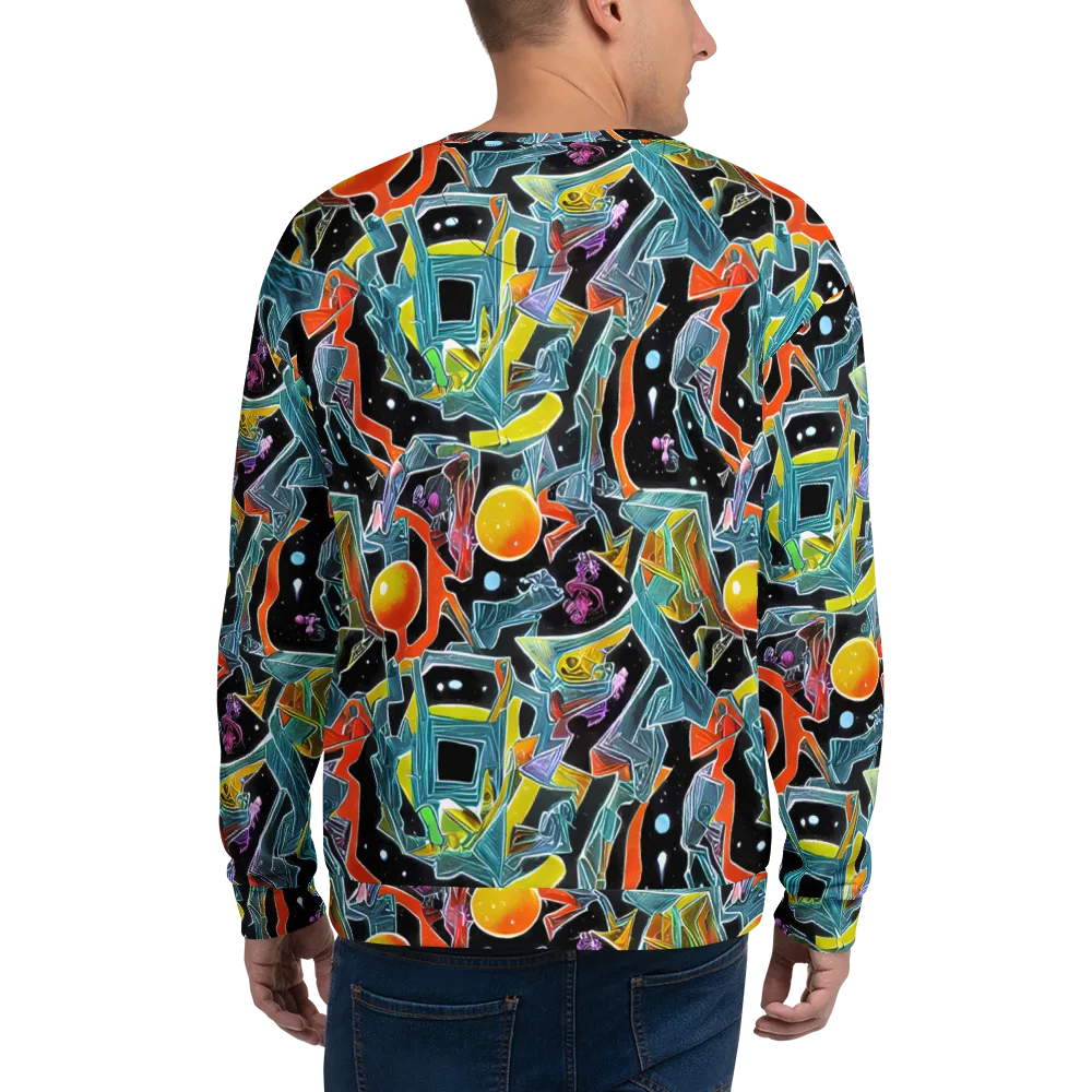 Lunar Collision on Sweatshirt — Back