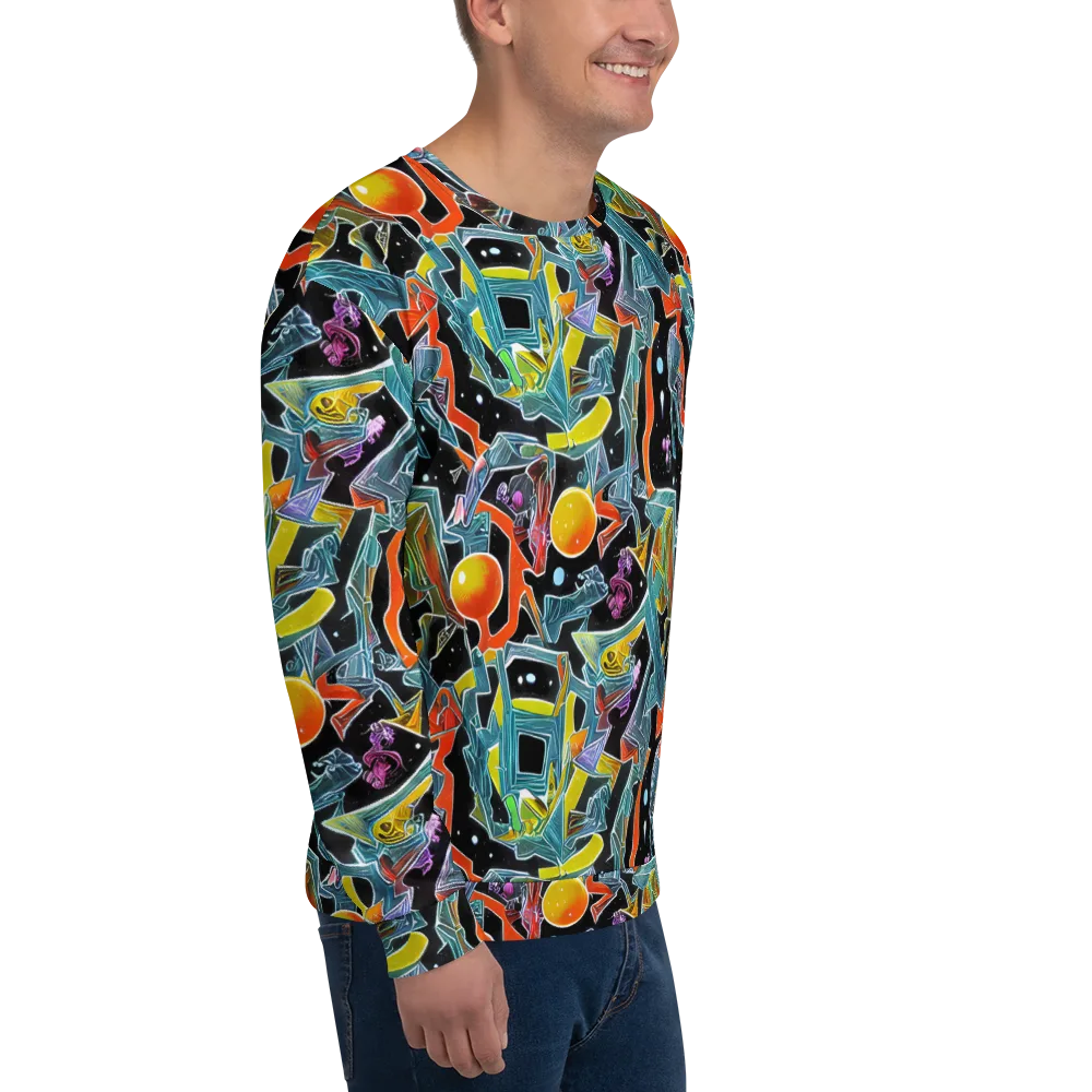 Lunar Collision on Sweatshirt — Right Front