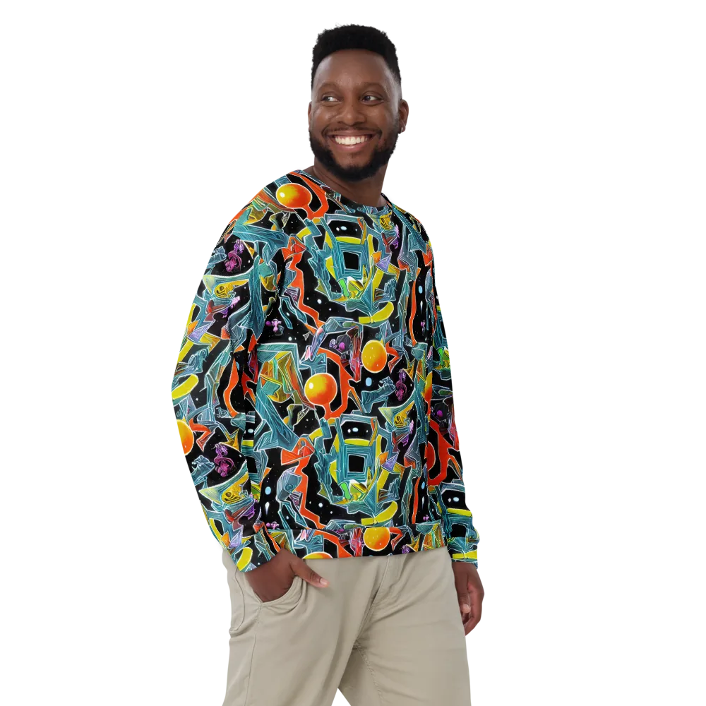 Lunar Collision on Sweatshirt — Front