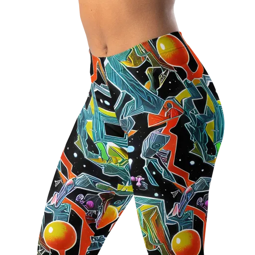 Lunar Collision on a Leggings