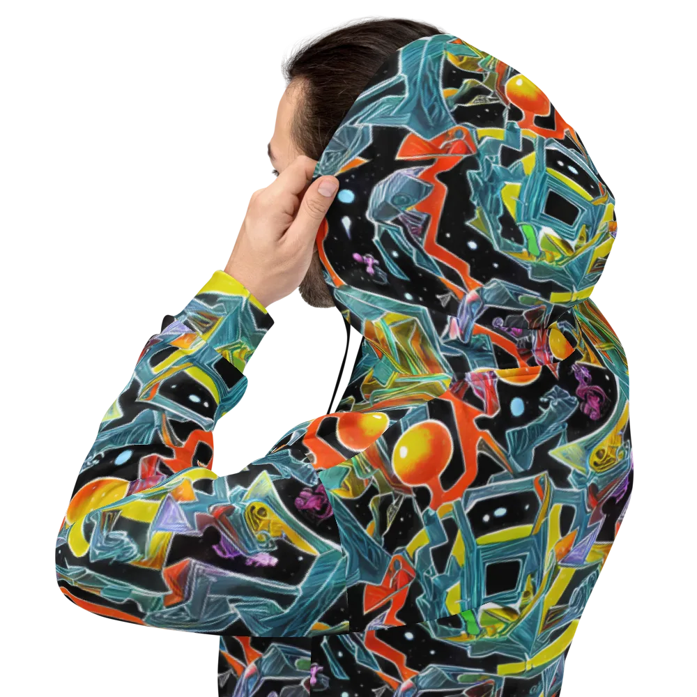 Lunar Collision on Hoodie — Back
