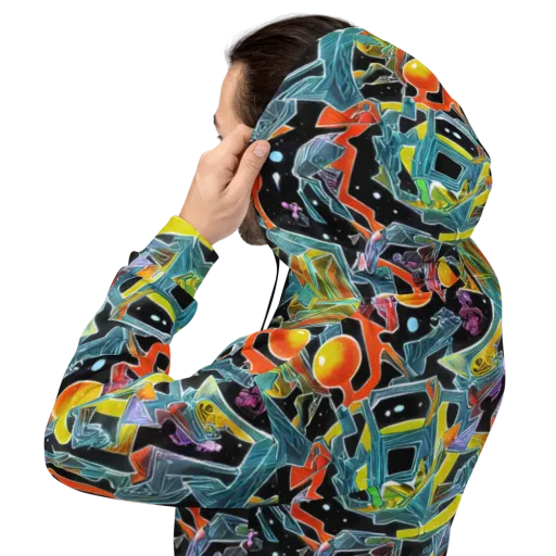 Lunar Collision on a Hoodie