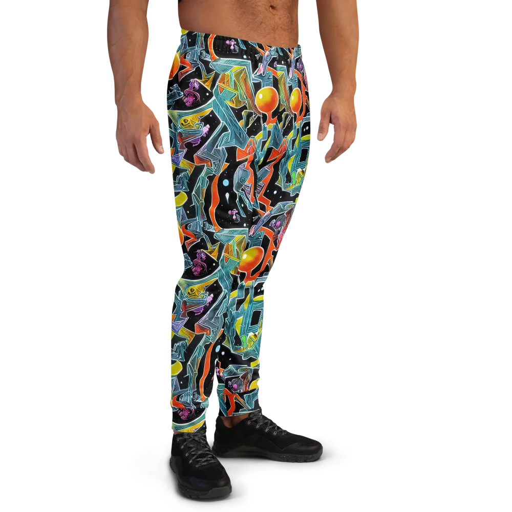 Lunar Collision on Men's Joggers — Right