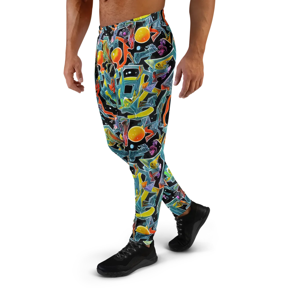 Lunar Collision on Men's Joggers — Left