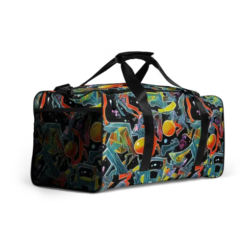 Lunar Collision on a Duffle Bag