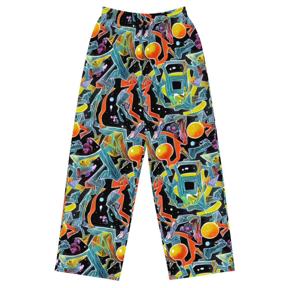 Lunar Collision on Wide-Leg Pants — Front