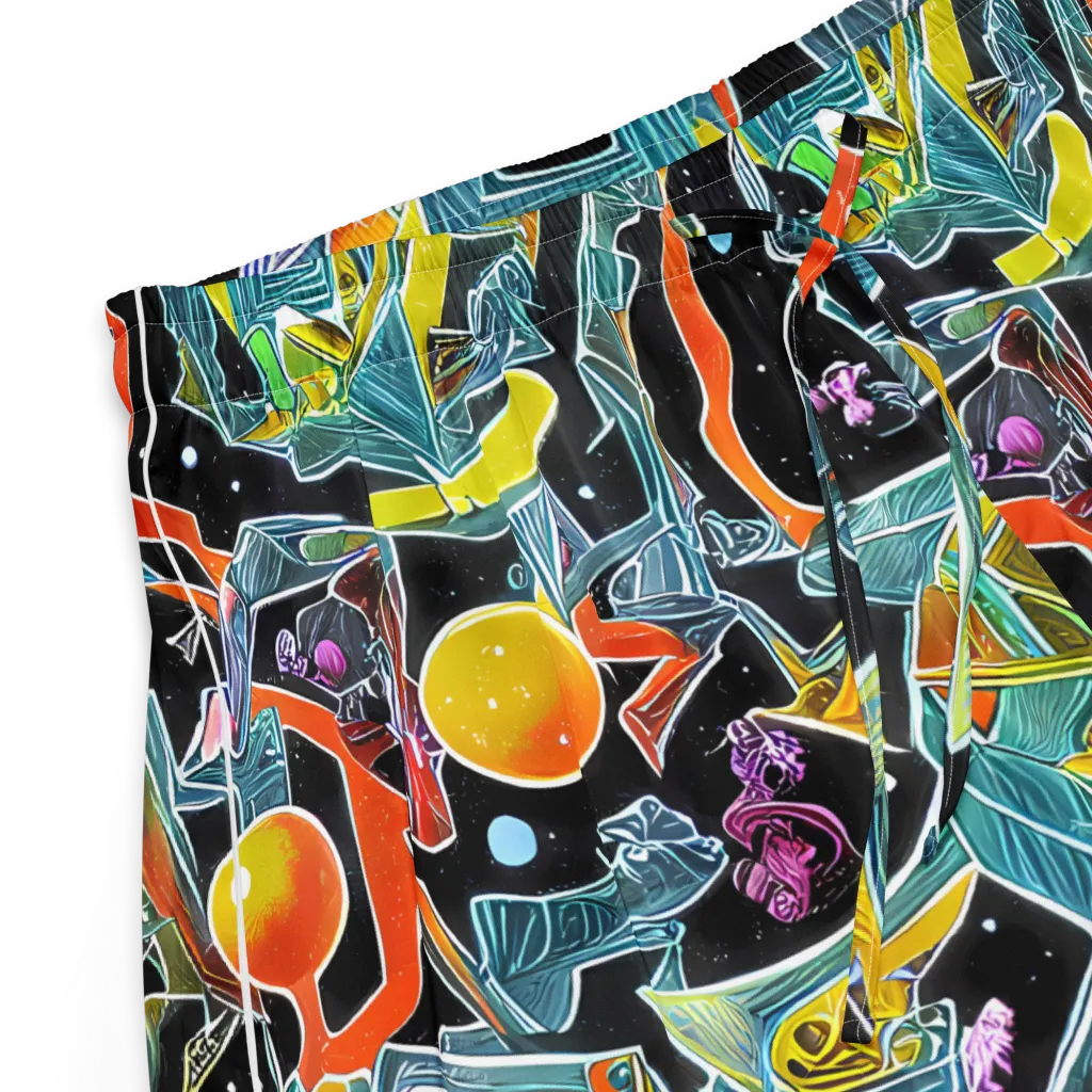 Lunar Collision on Women's Pajama Shorts — Product details