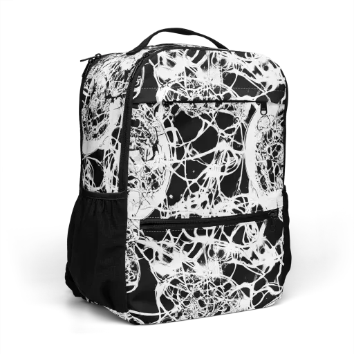 Black Lace Riot on a Utility Backpack