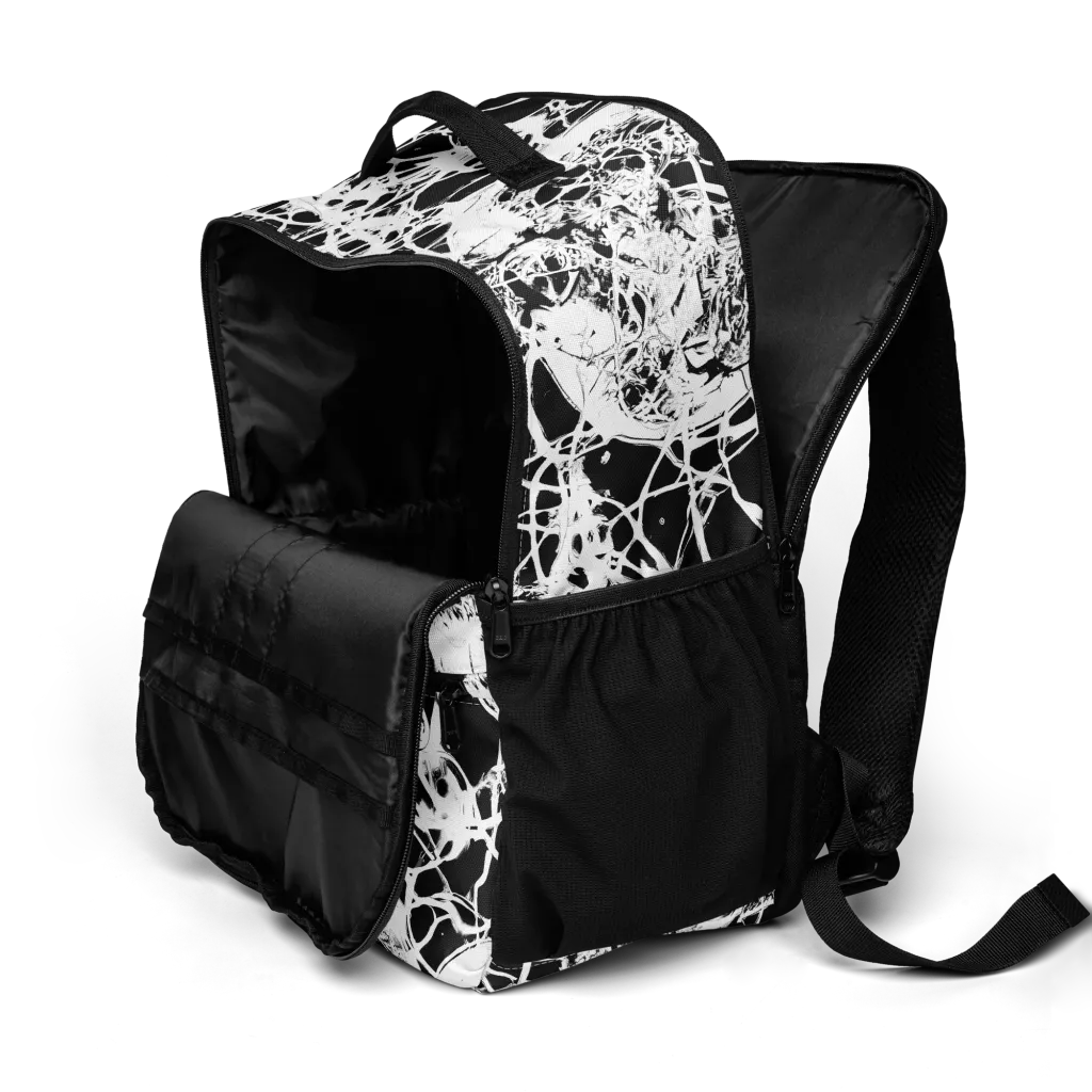 Black Lace Riot on Utility Backpack — Product details 2