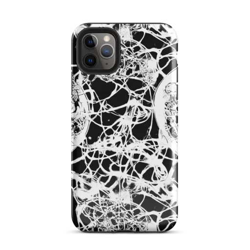 Black Lace Riot on a Tough Case for iPhone®