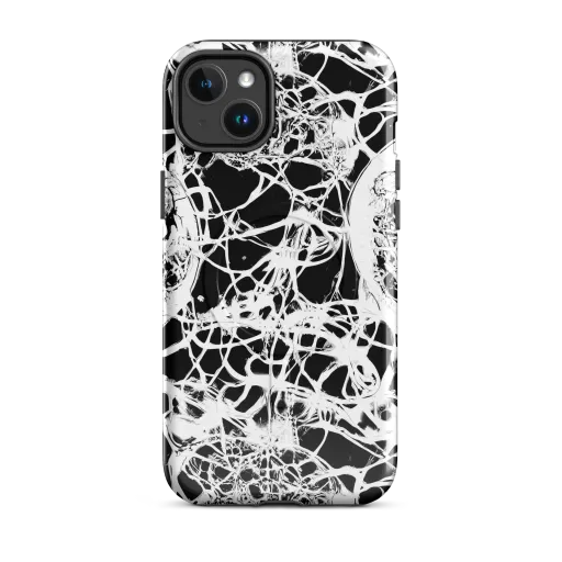 Black Lace Riot on a MagSafe Tough Case for iPhone®