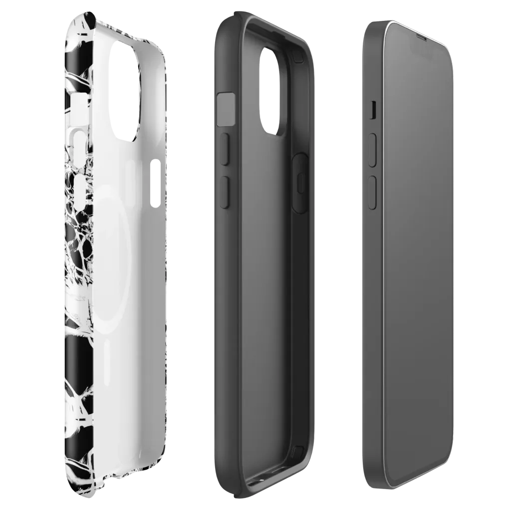 Black Lace Riot on MagSafe Tough Case for iPhone® — Front