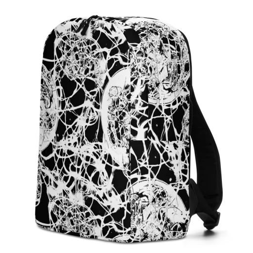 Black Lace Riot on a Minimalist Backpack