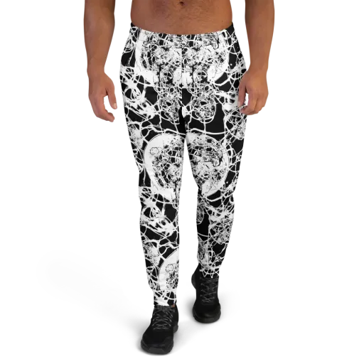 Black Lace Riot on a Men's Joggers