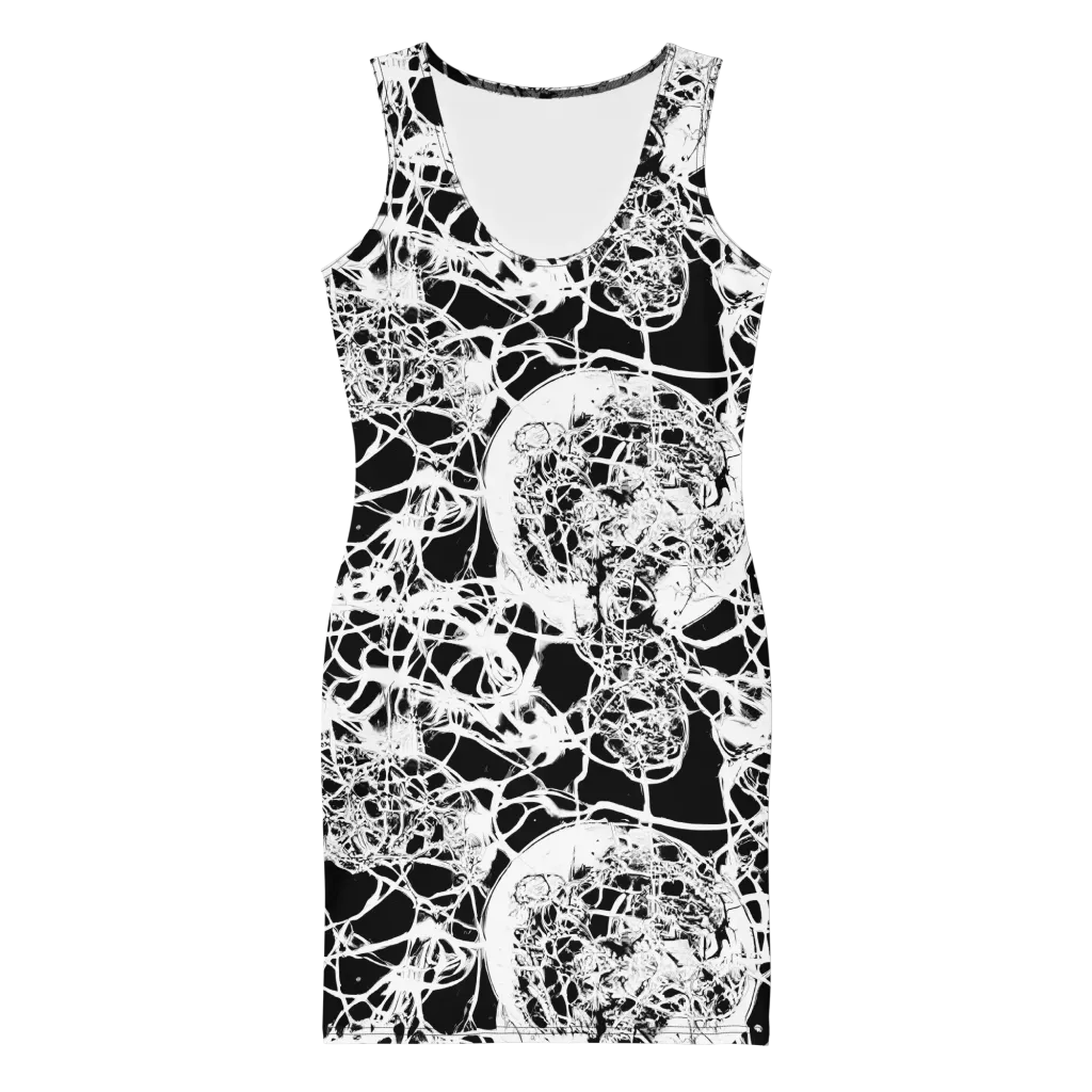 Black Lace Riot on Bodycon Dress — Front