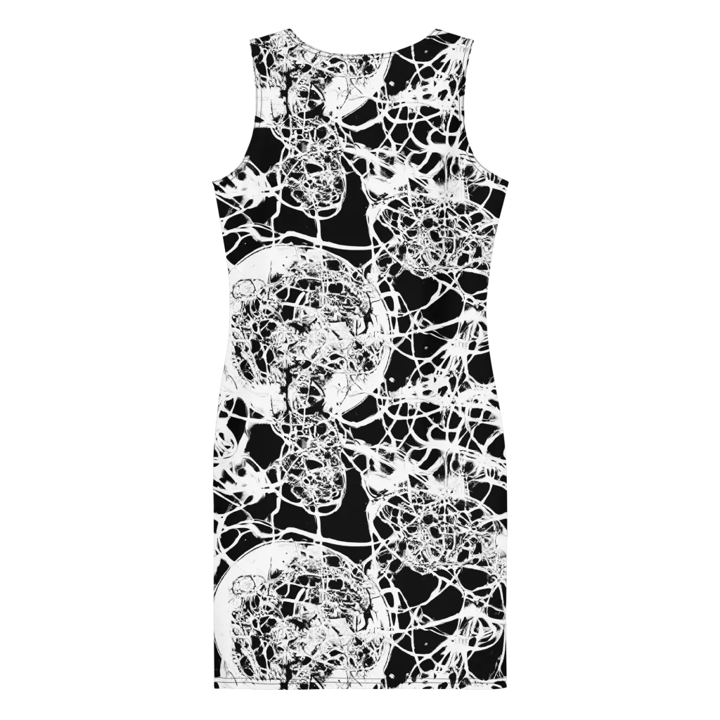 Black Lace Riot on Bodycon Dress — Back