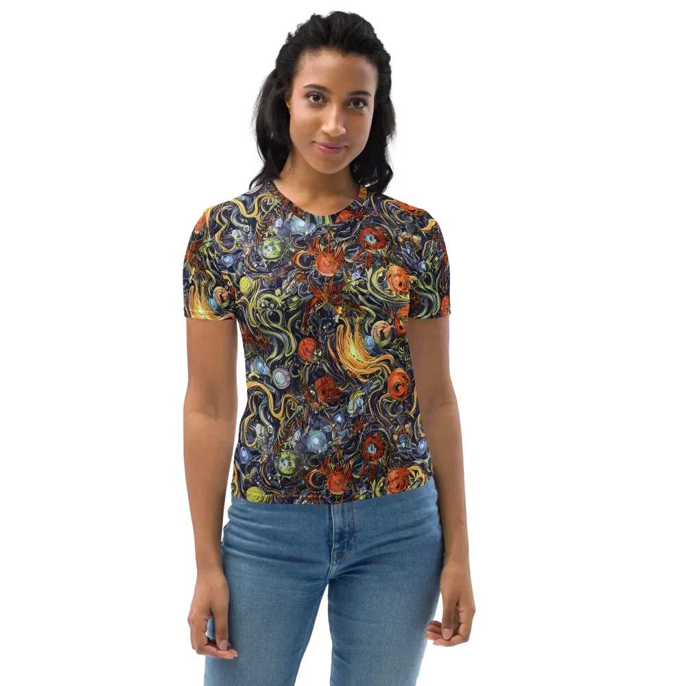 Astral Anarchy on Women's Crew Neck T-Shirt — Front