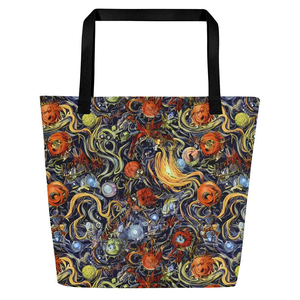 Astral Anarchy on Large Tote Bag W/ Pocket — Front