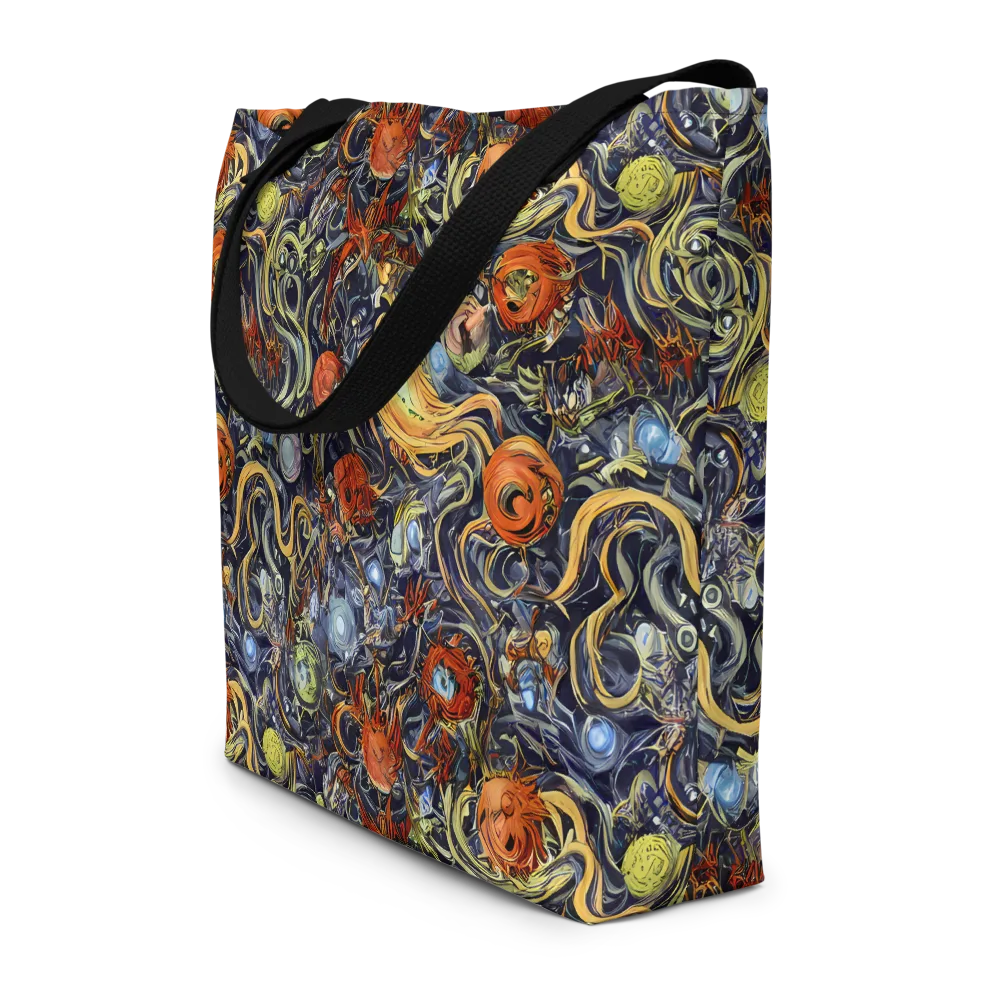 Astral Anarchy on Large Tote Bag W/ Pocket — Front