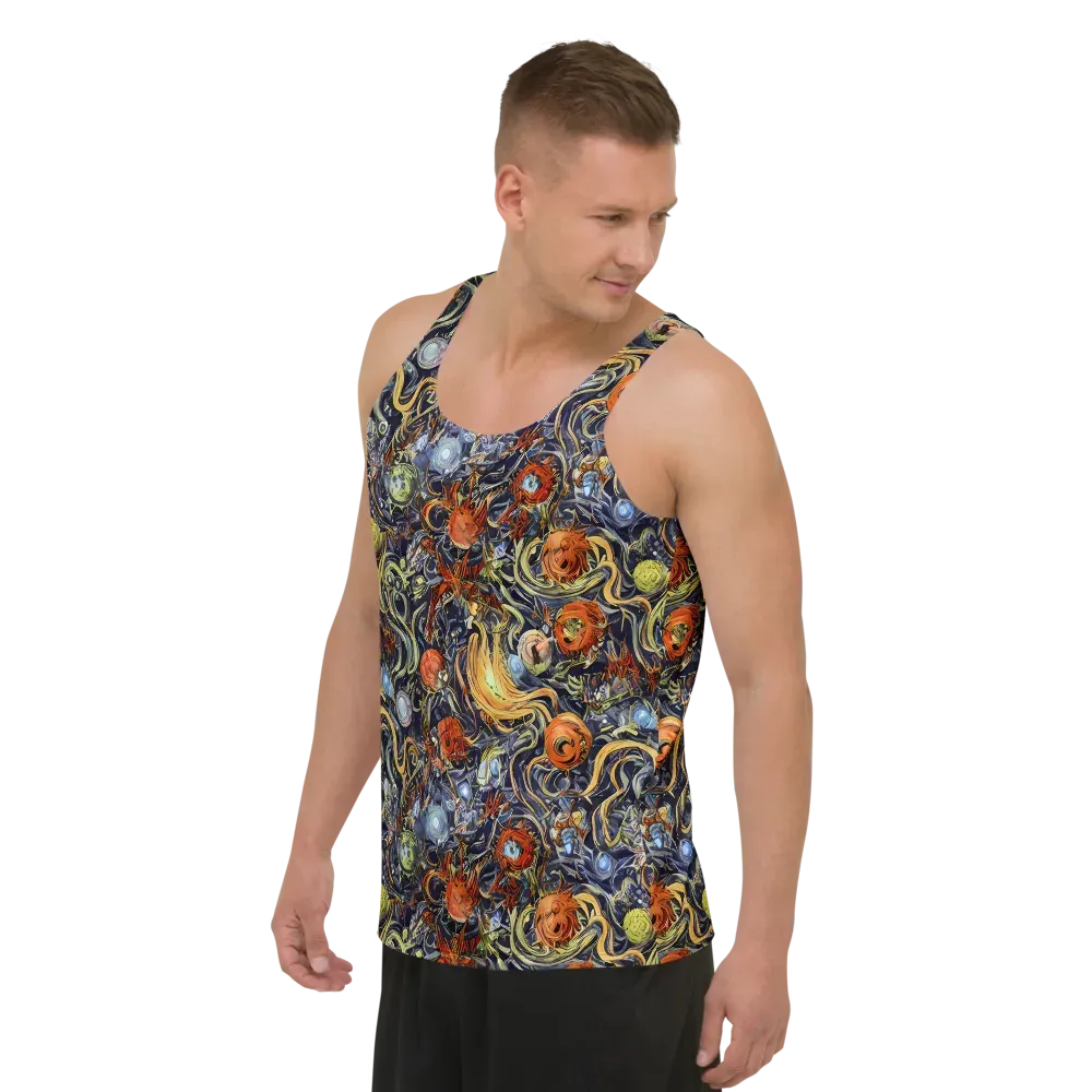 Astral Anarchy on Men's Tank Top — Left Front
