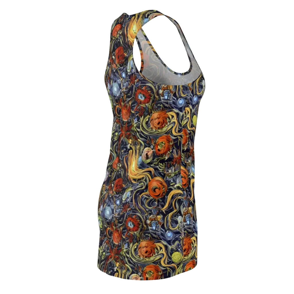 Astral Anarchy on Racerback Dress — Back Side