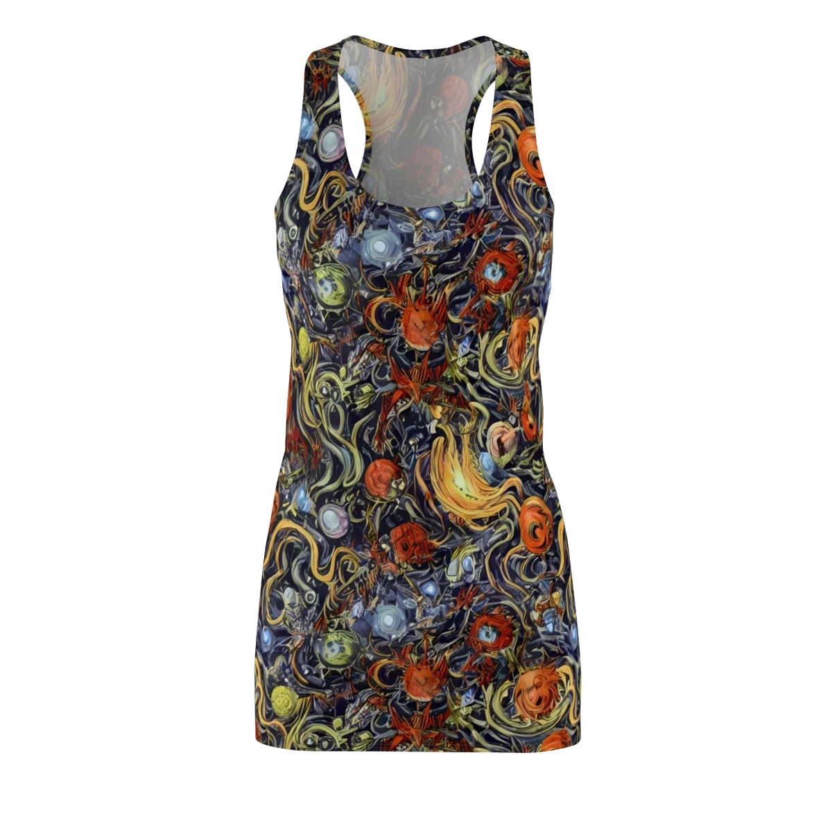 Astral Anarchy on Racerback Dress — Front