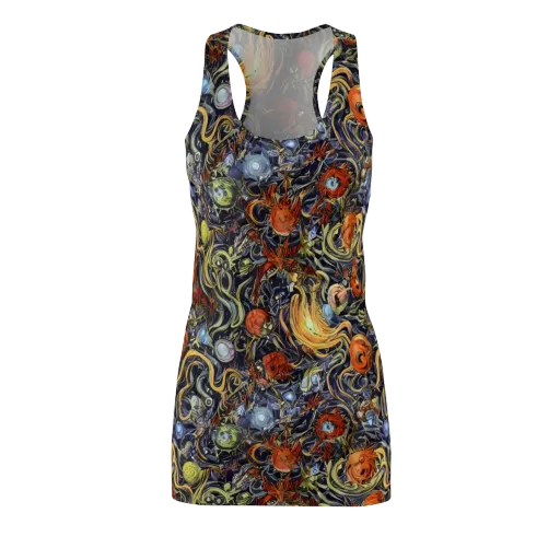Astral Anarchy on a Racerback Dress