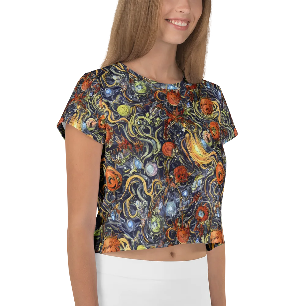 Astral Anarchy on Crop Tee — Right