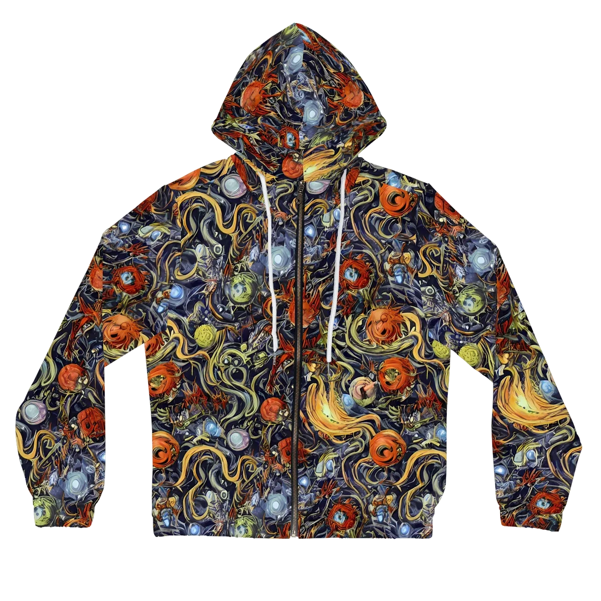 Astral Anarchy on Women's Full-Zip Hoodie — Front