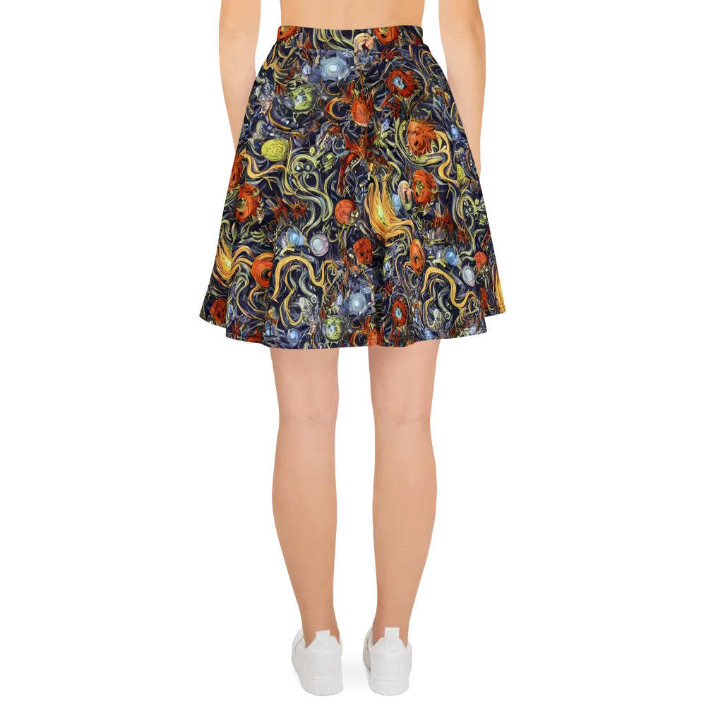 Astral Anarchy on Skater Skirt — Back