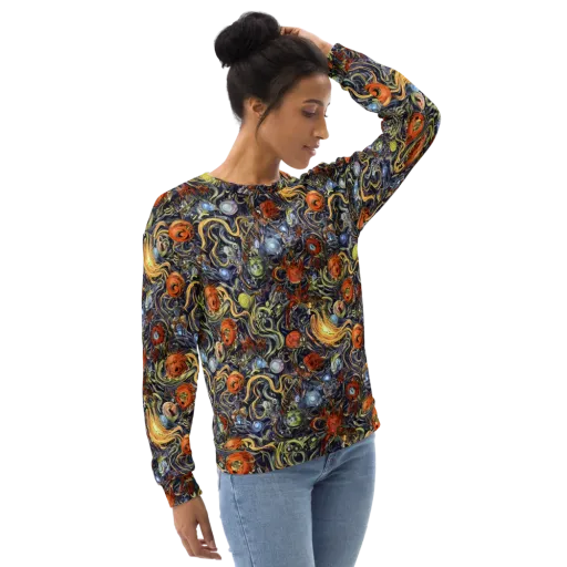 Astral Anarchy on a Sweatshirt