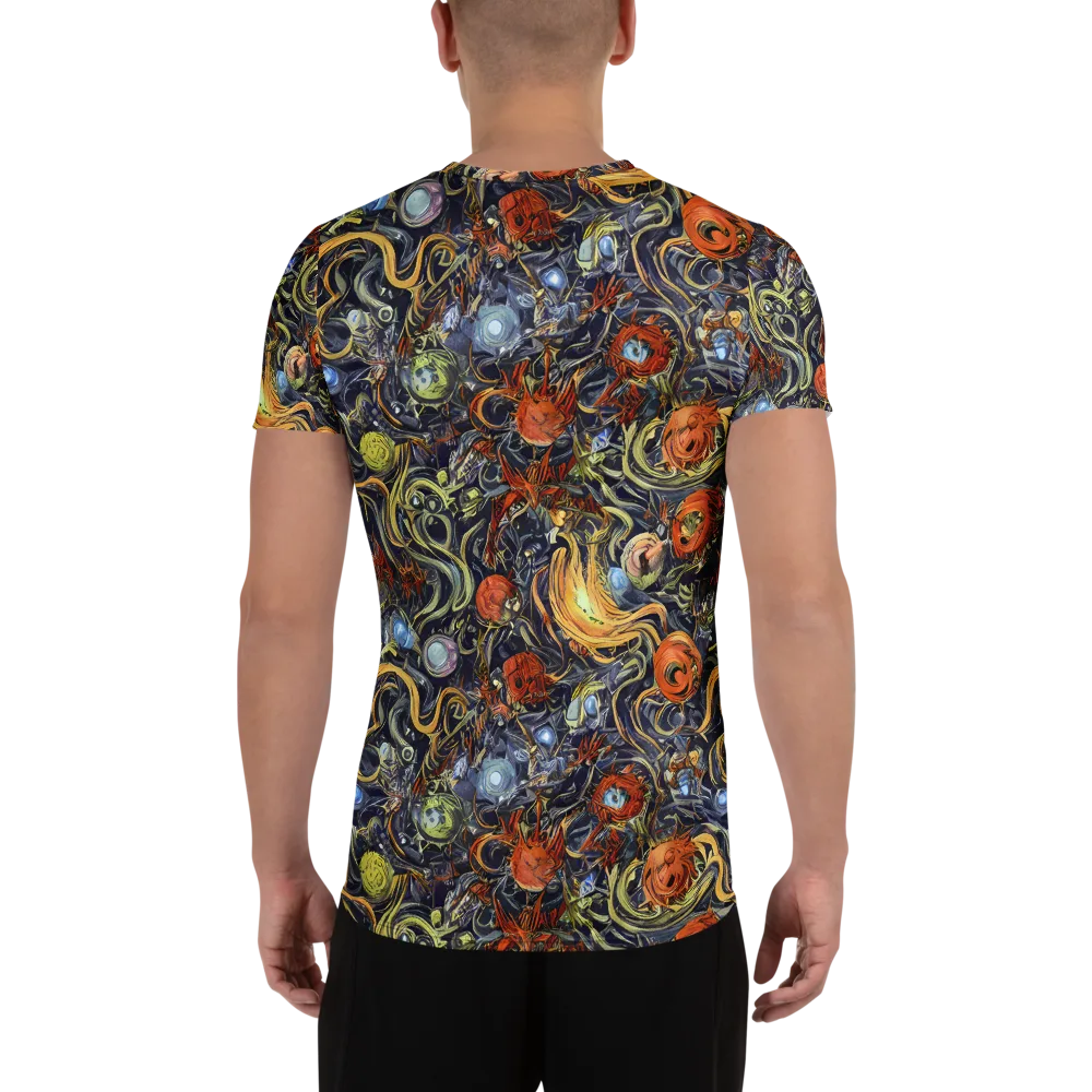 Astral Anarchy on Men's Athletic T-Shirt — Back
