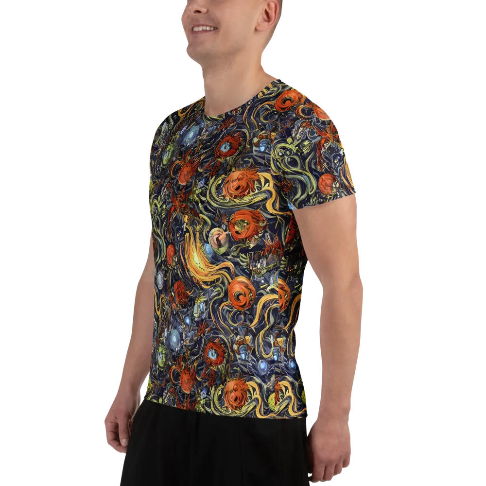 Astral Anarchy on Men's Athletic T-Shirt — Left