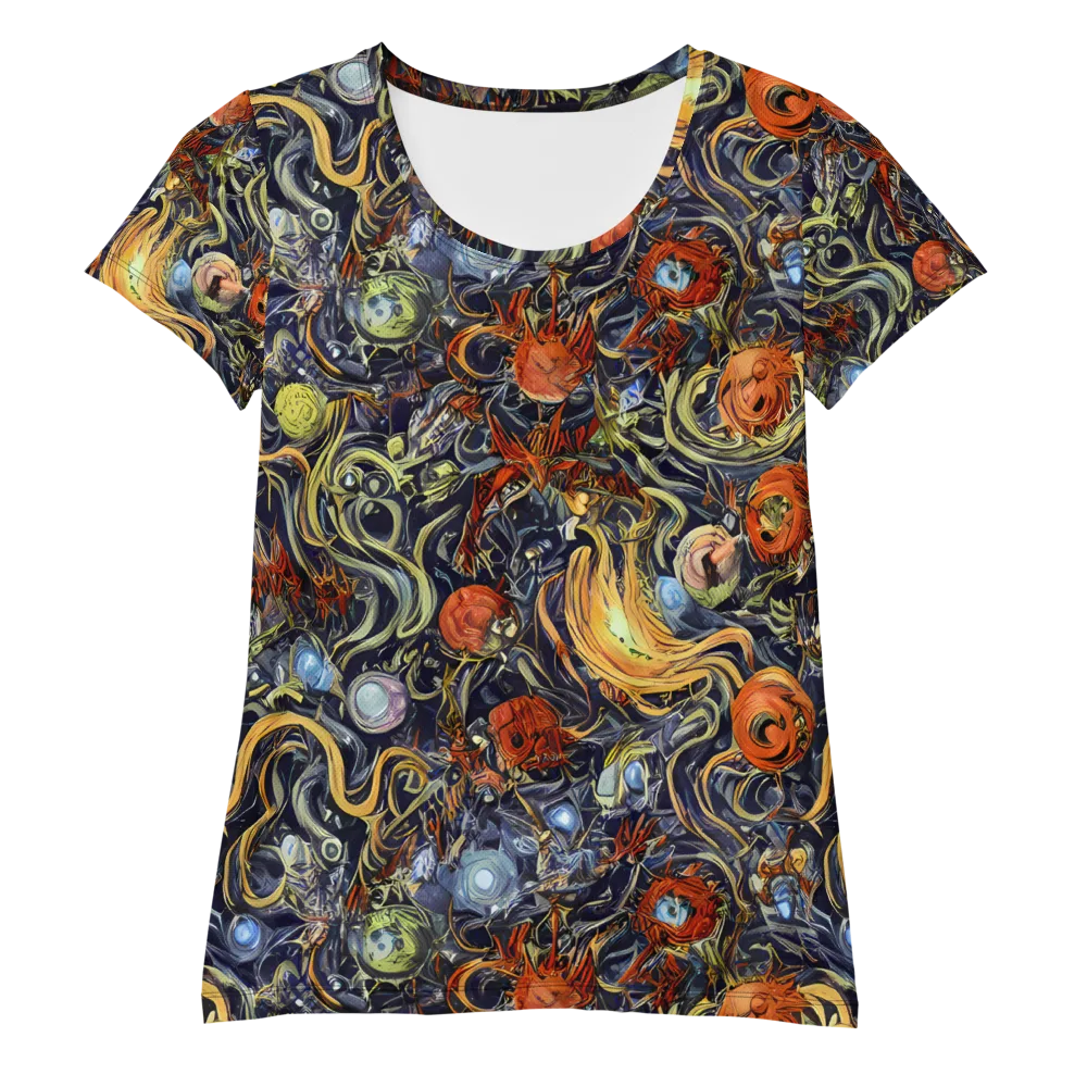 Astral Anarchy on Women's Athletic T-Shirt — Front