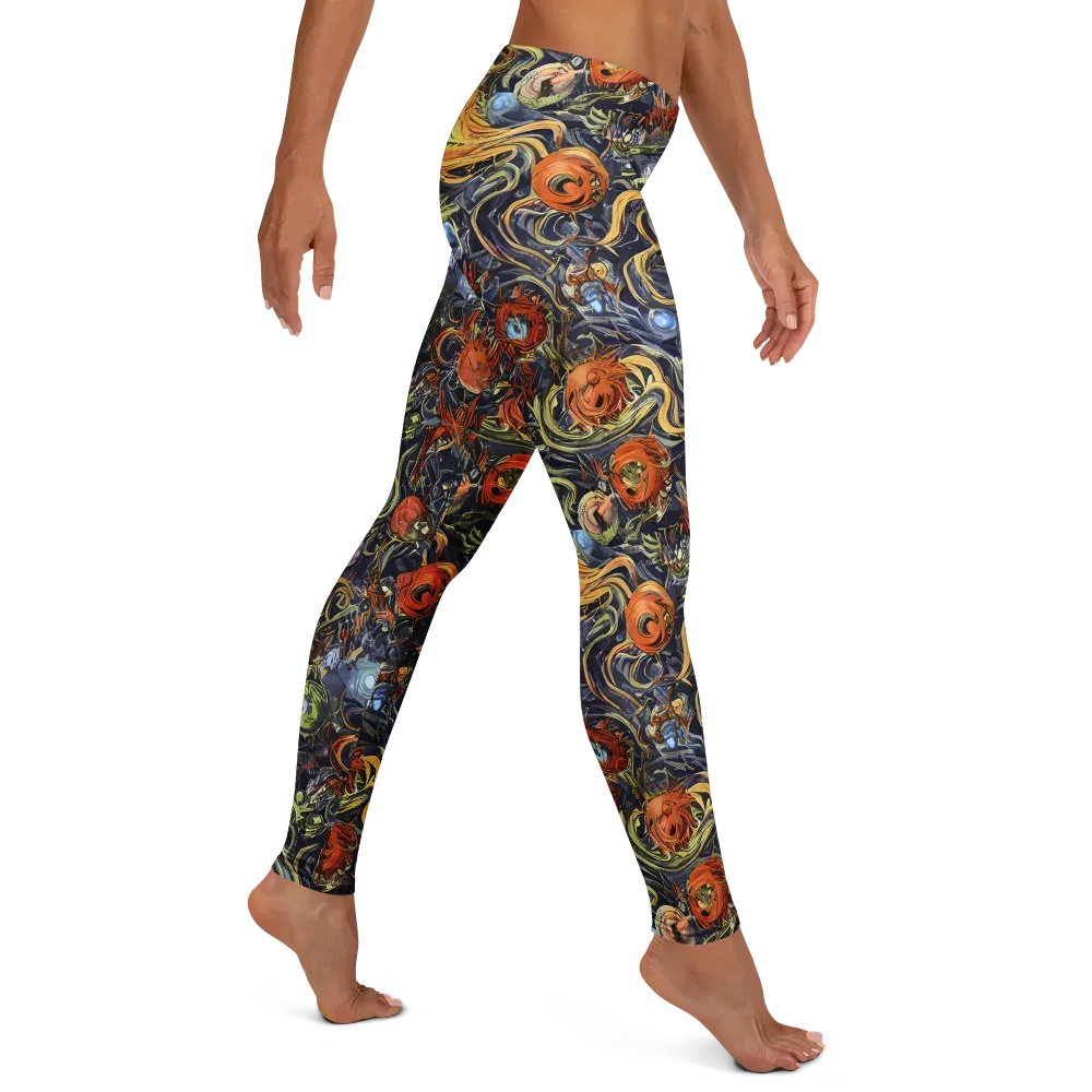 Astral Anarchy on Leggings — Right