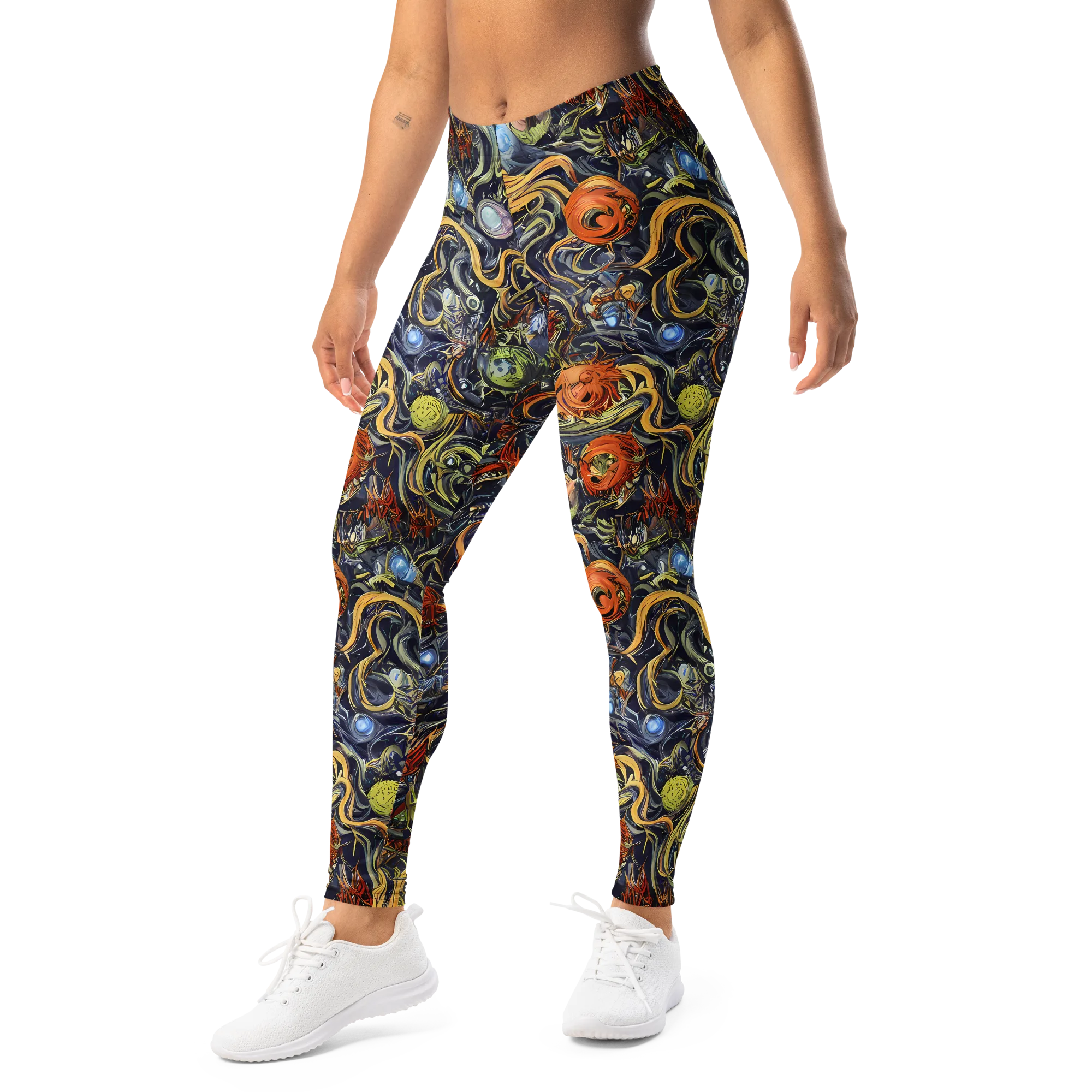Astral Anarchy on Leggings — Left Front