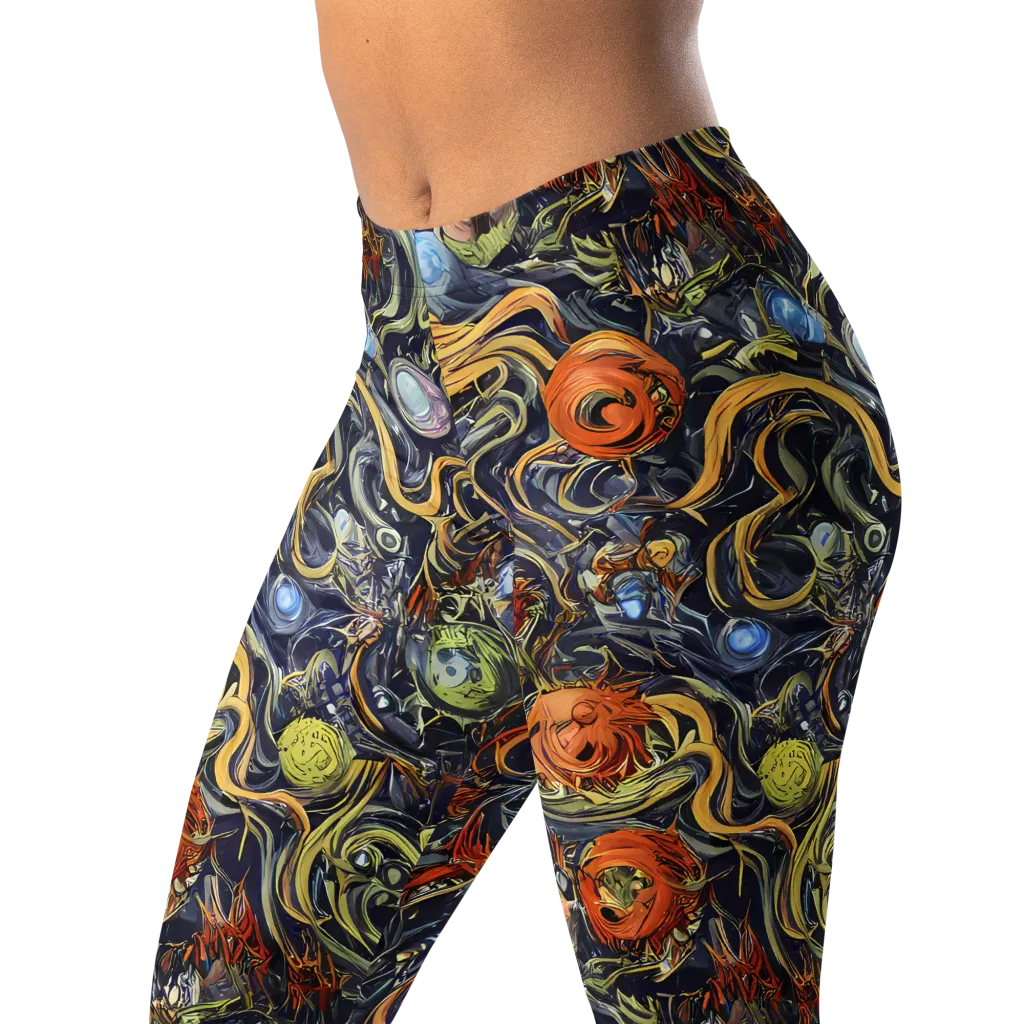 Astral Anarchy on Leggings — Left Front
