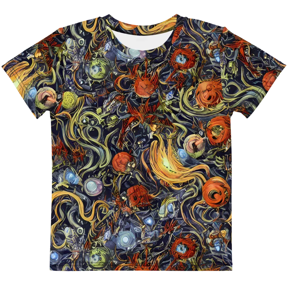 Astral Anarchy on Kids Crew Neck T-Shirt — Front