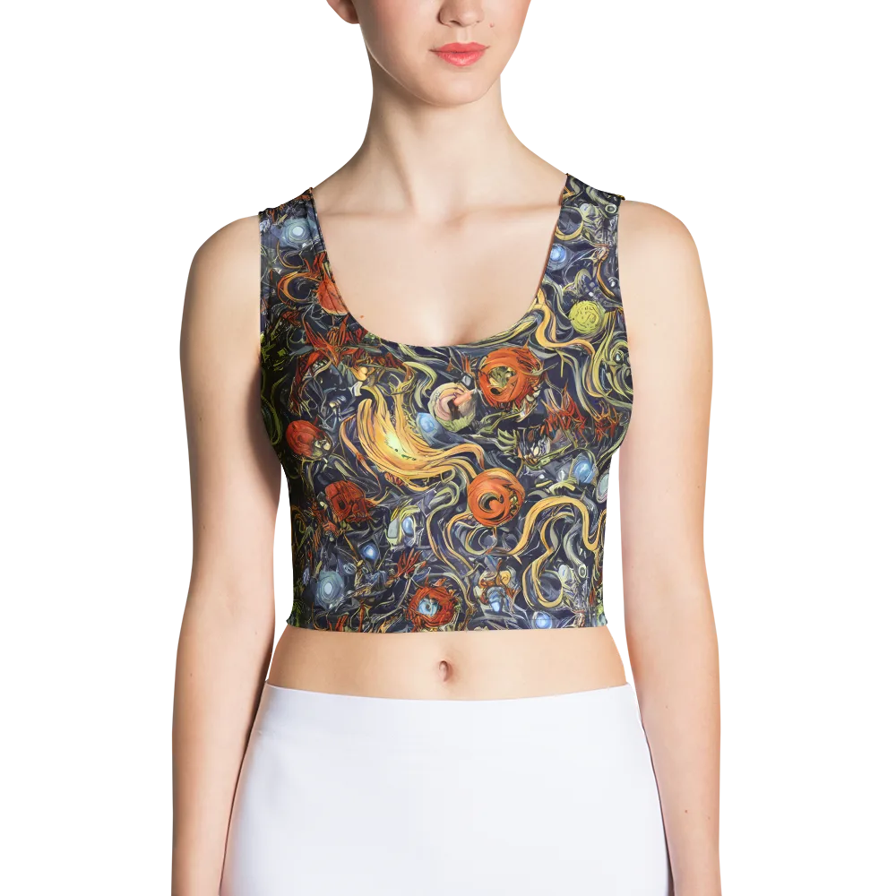 Astral Anarchy on Crop Top — Front