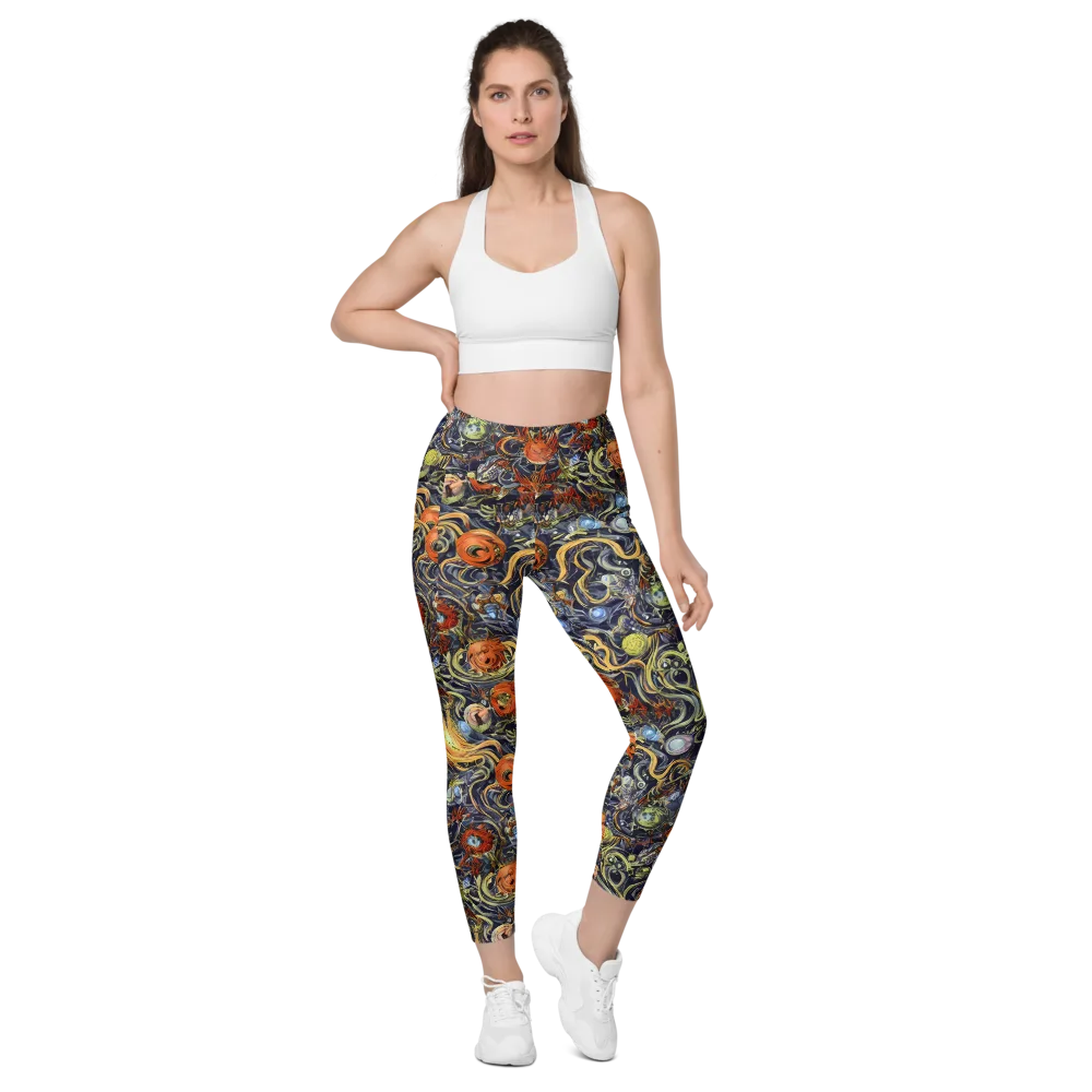 Astral Anarchy on Leggings with Pockets — Front