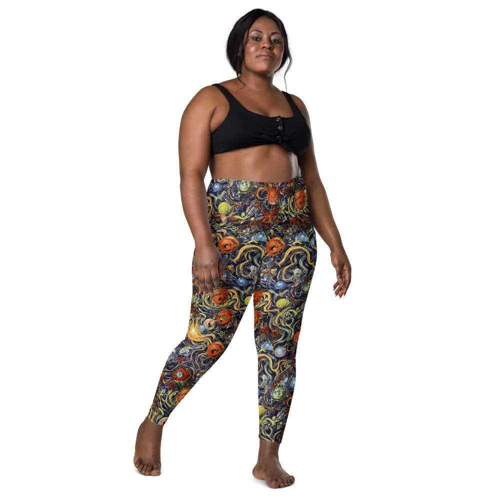 Astral Anarchy on Leggings with Pockets — Front